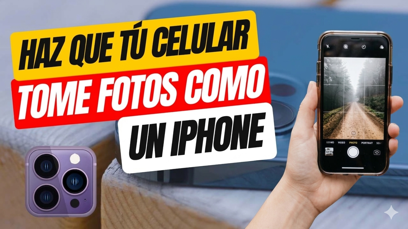 Cómo mejorar la cámara de tu celular y lograr fotos estilo iPhone (Guía 2026)