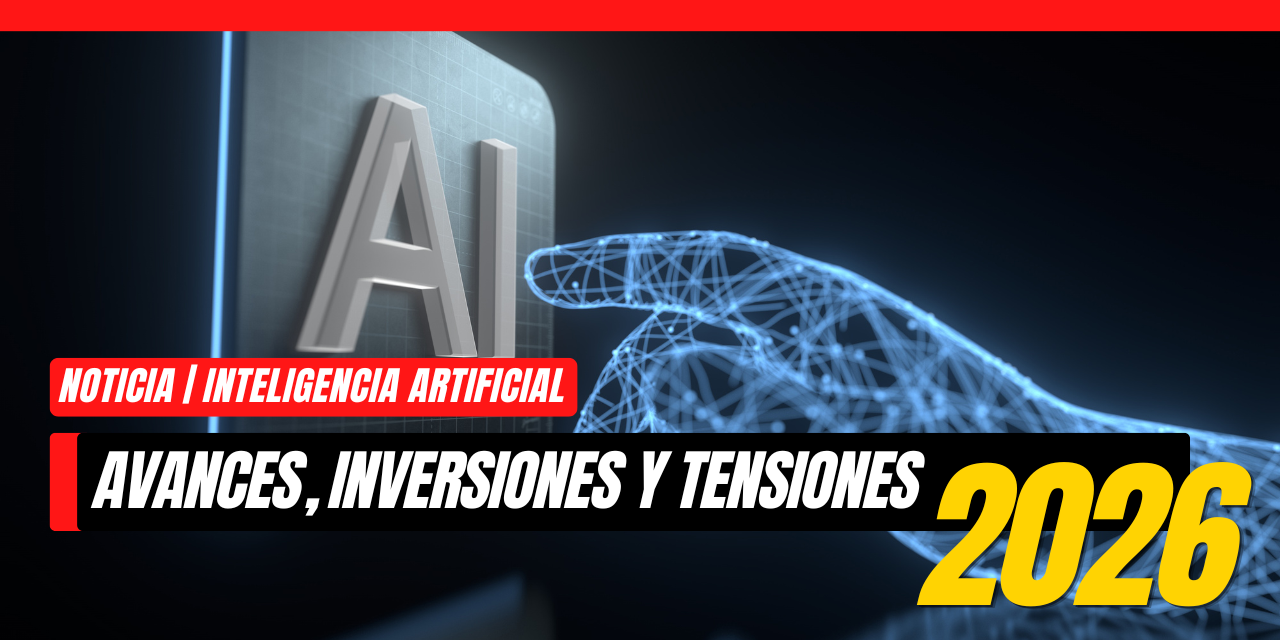 Noticias sobre inteligencia artificial 2026: avances, inversiones y tensiones que están redefiniendo la tecnología